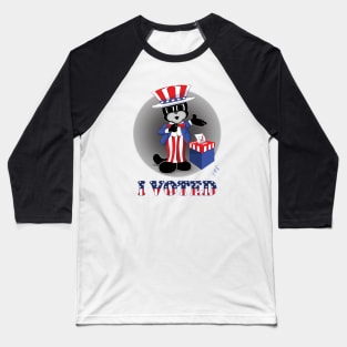 Zapped Kat I VOTED by Swoot Baseball T-Shirt